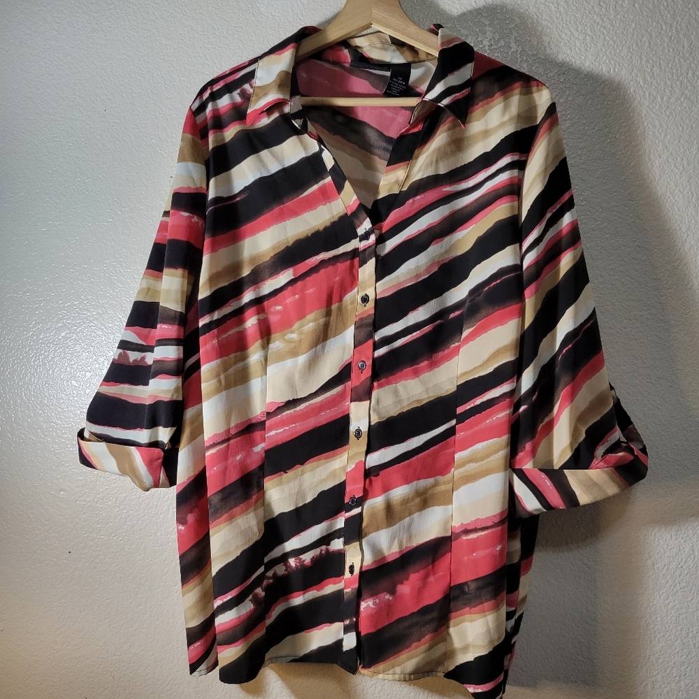 Maggie Barnes Button Down Blouse